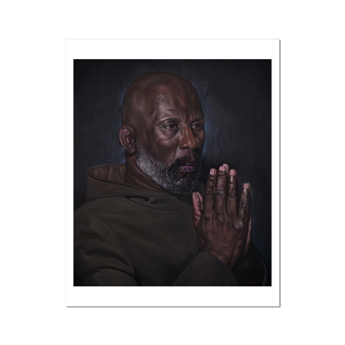 What Is It You Pray For III - painting - art poster print 16x20 inch with white border preview