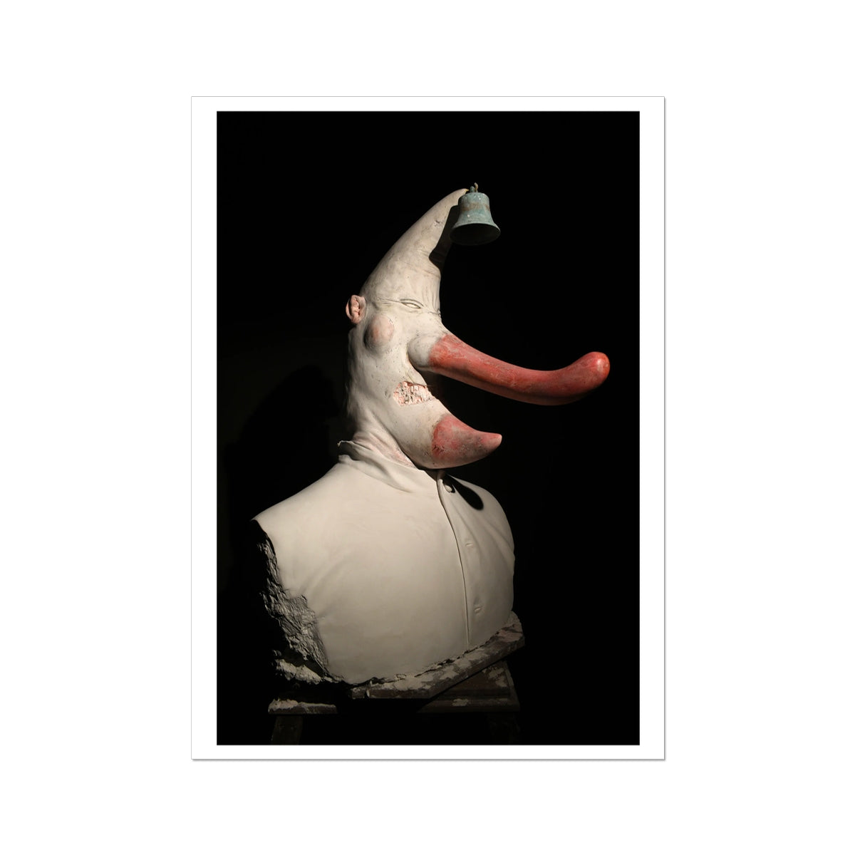 The Bell Ringer 1 sculpture art poster print 20x28 inch with white border preview