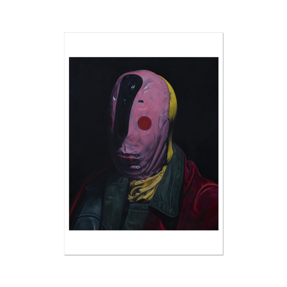 The Butcher - painting - art poster print 20x28 inch with white border