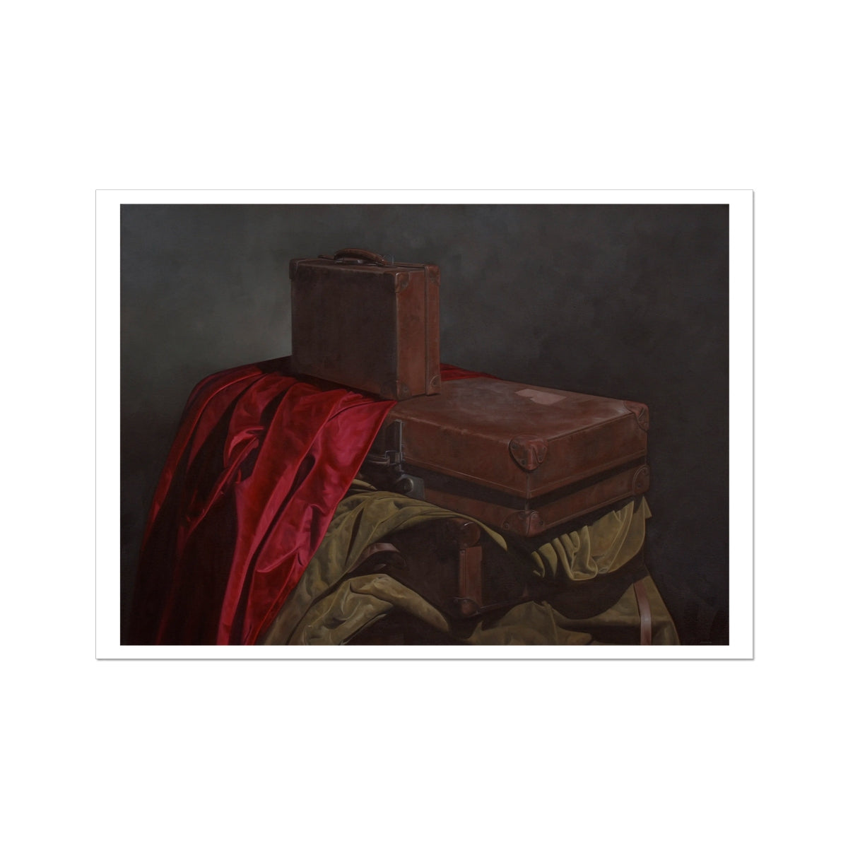 Stored - painting - art poster print 20x28 inch with white border preview