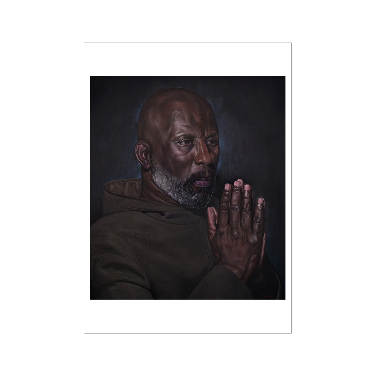 What Is It You Pray For III - painting - art poster print 20x28 inch with white border preview