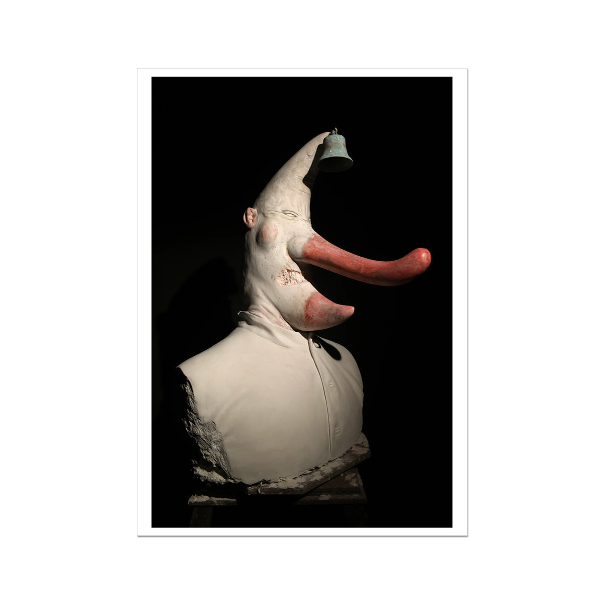 The Bell Ringer 1 sculpture art poster print 24x35 inch (A1) with white border preview