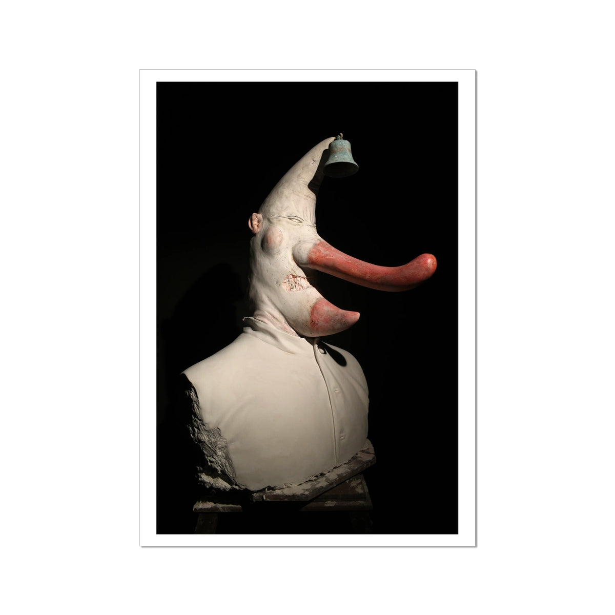 The Bell Ringer 1 sculpture art poster print 16x24 inch (A2) with white border preview