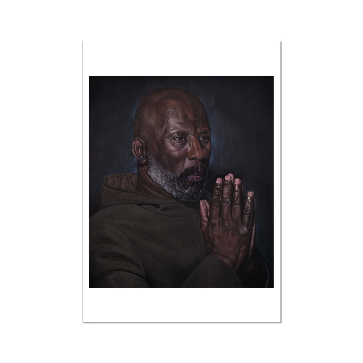 What Is It You Pray For III - painting - art poster print 16x24 inch (A2) with white border preview