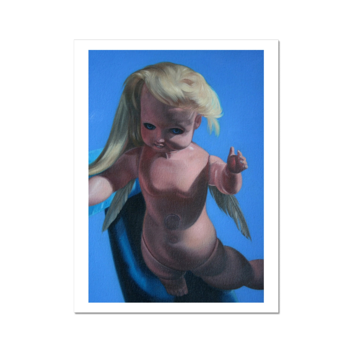 Fame - detail - painting art poster print 12x16 inch (A3) with white border