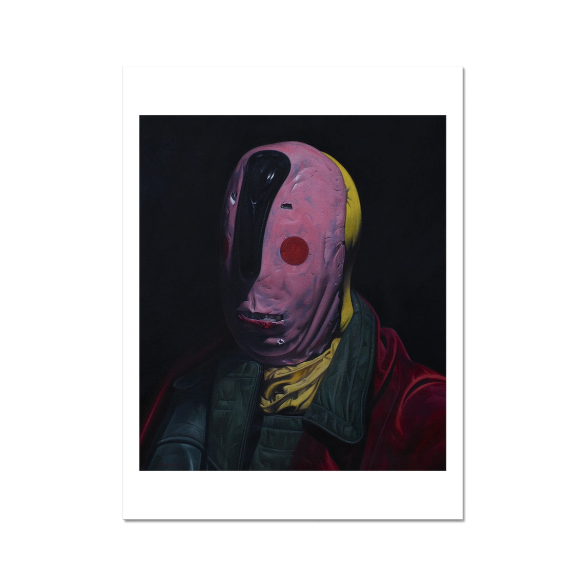 The Butcher - painting - art poster print 12x16 inch (A3) with white border