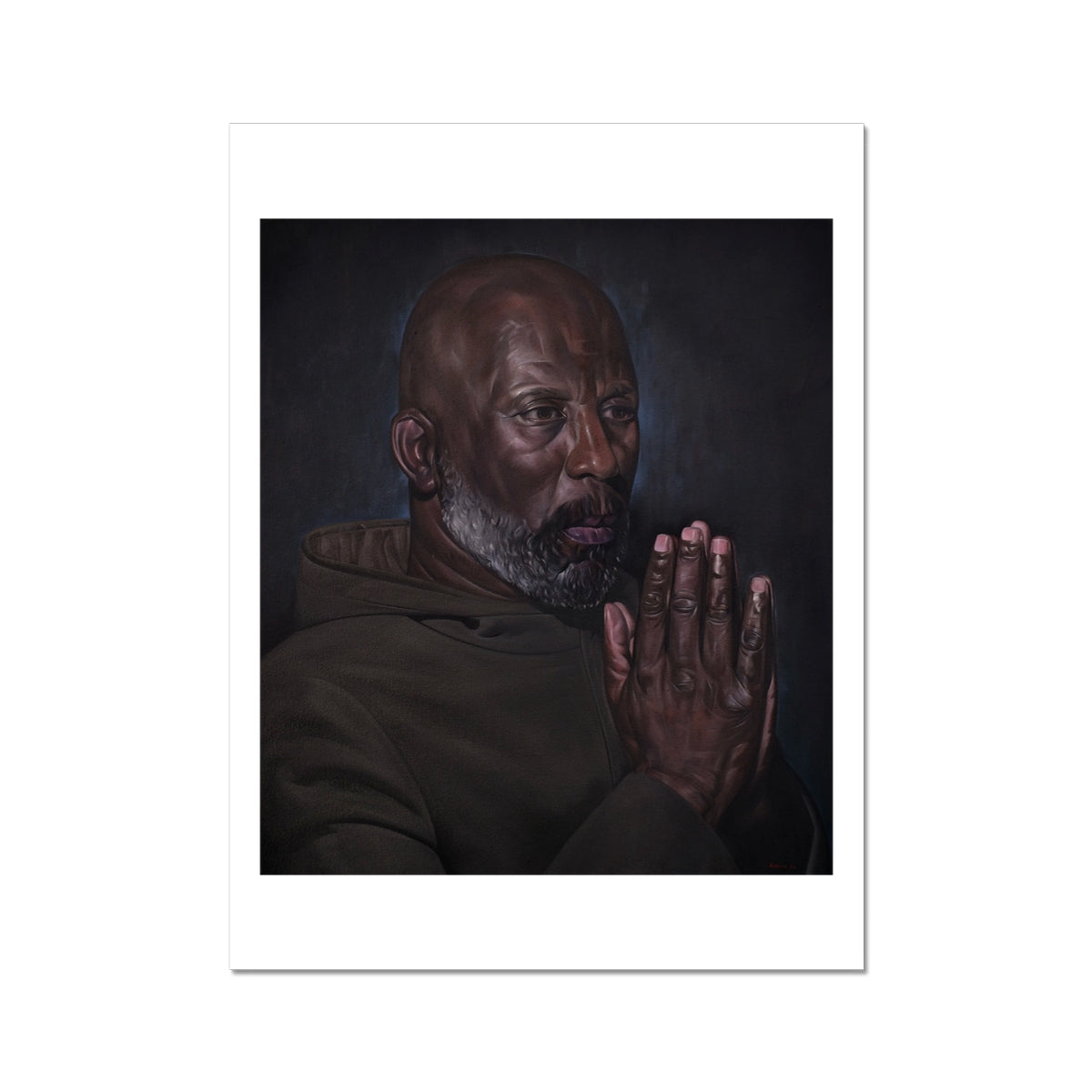 What Is It You Pray For III - painting - art poster print 12x16 inch (A3) with white border preview