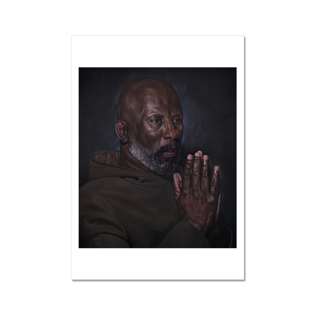 What Is It You Pray For III - painting - art poster print 8x12 inch (A4) with white border preview