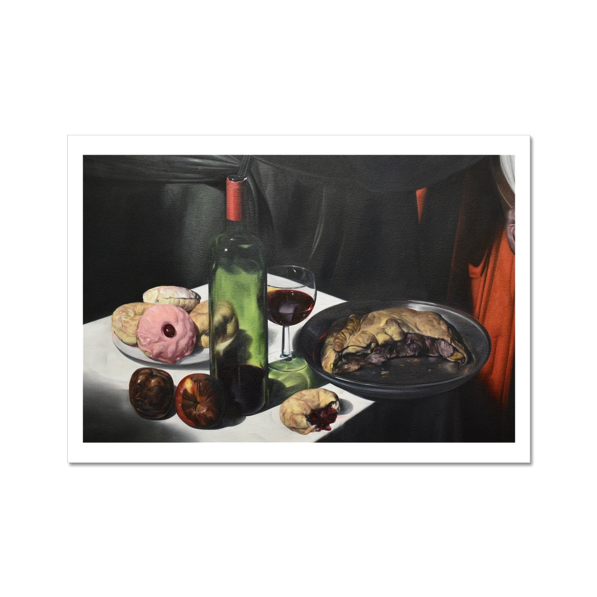 Point - detail (table) painting art poster print 8x12 inch (A4) with white border preview