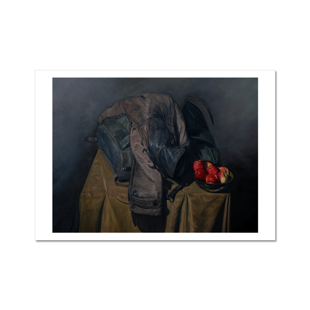 Hidden X painting art poster print 8x12 inch (A4) with white border preview