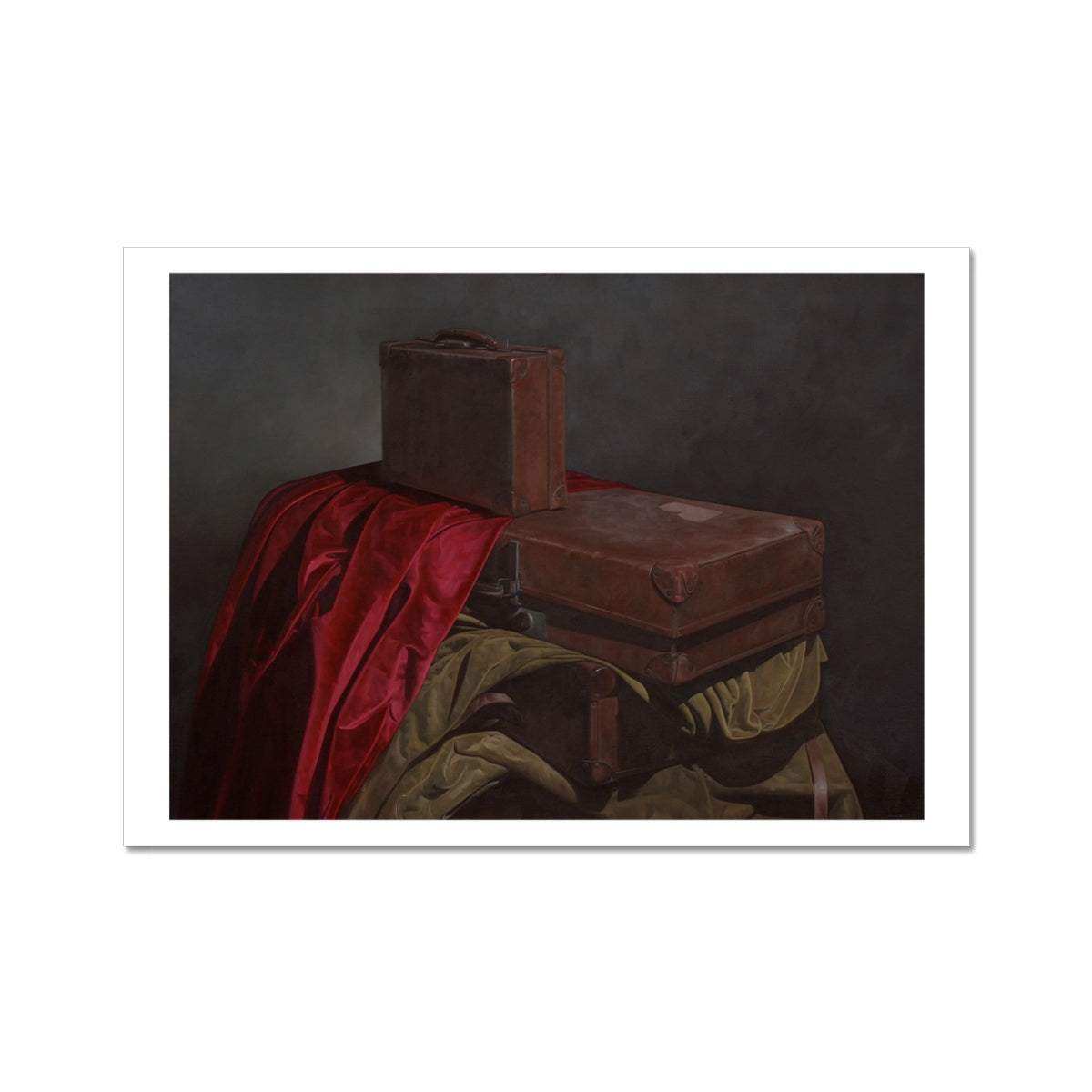 Stored - painting - art poster print 8x12 inch (A4) with white border preview
