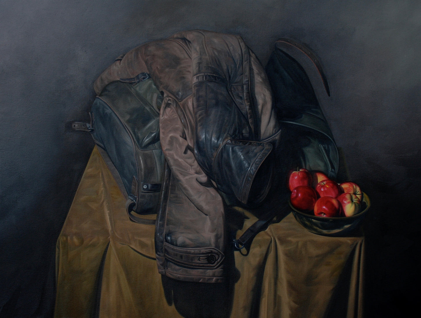 Hidden X painting art poster print by Nicholas C Williams