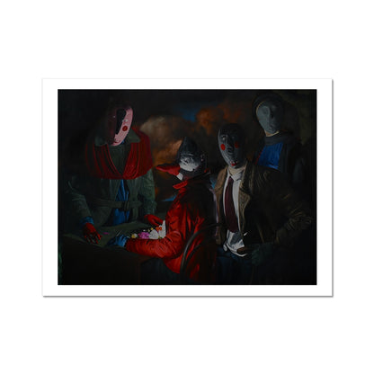 Coterie - painting - art poster print 12x16 inch with white border preview