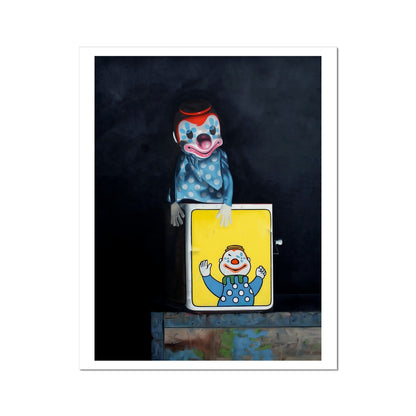 Jack in the Box - painting - art poster print 16x20 inch with white border preview