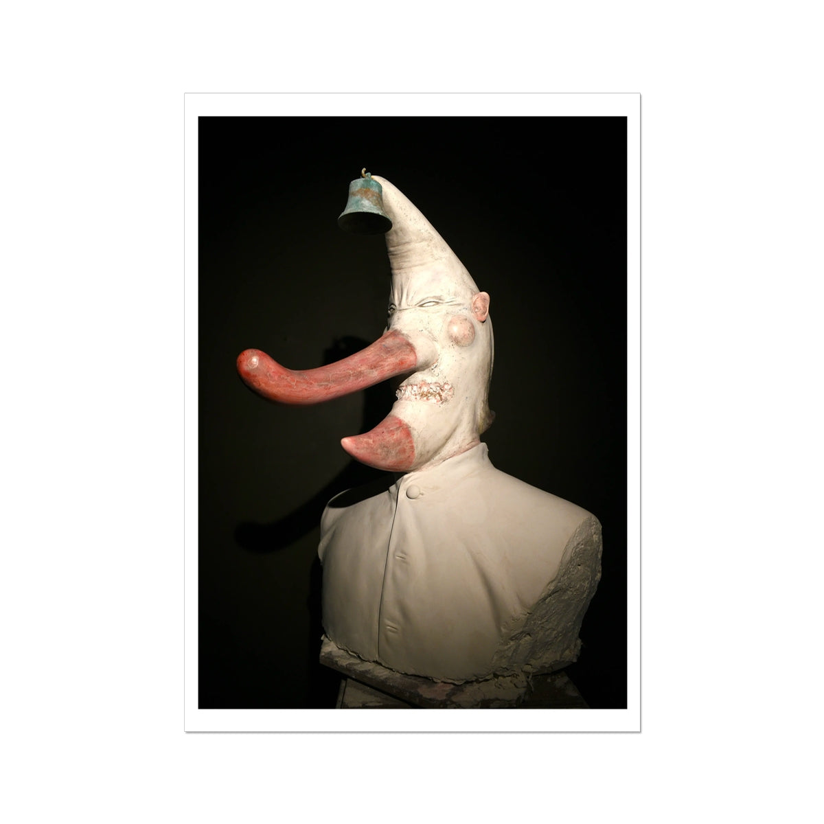 The Bell Ringer 2 sculpture art poster print 20x28 inch with white border preview