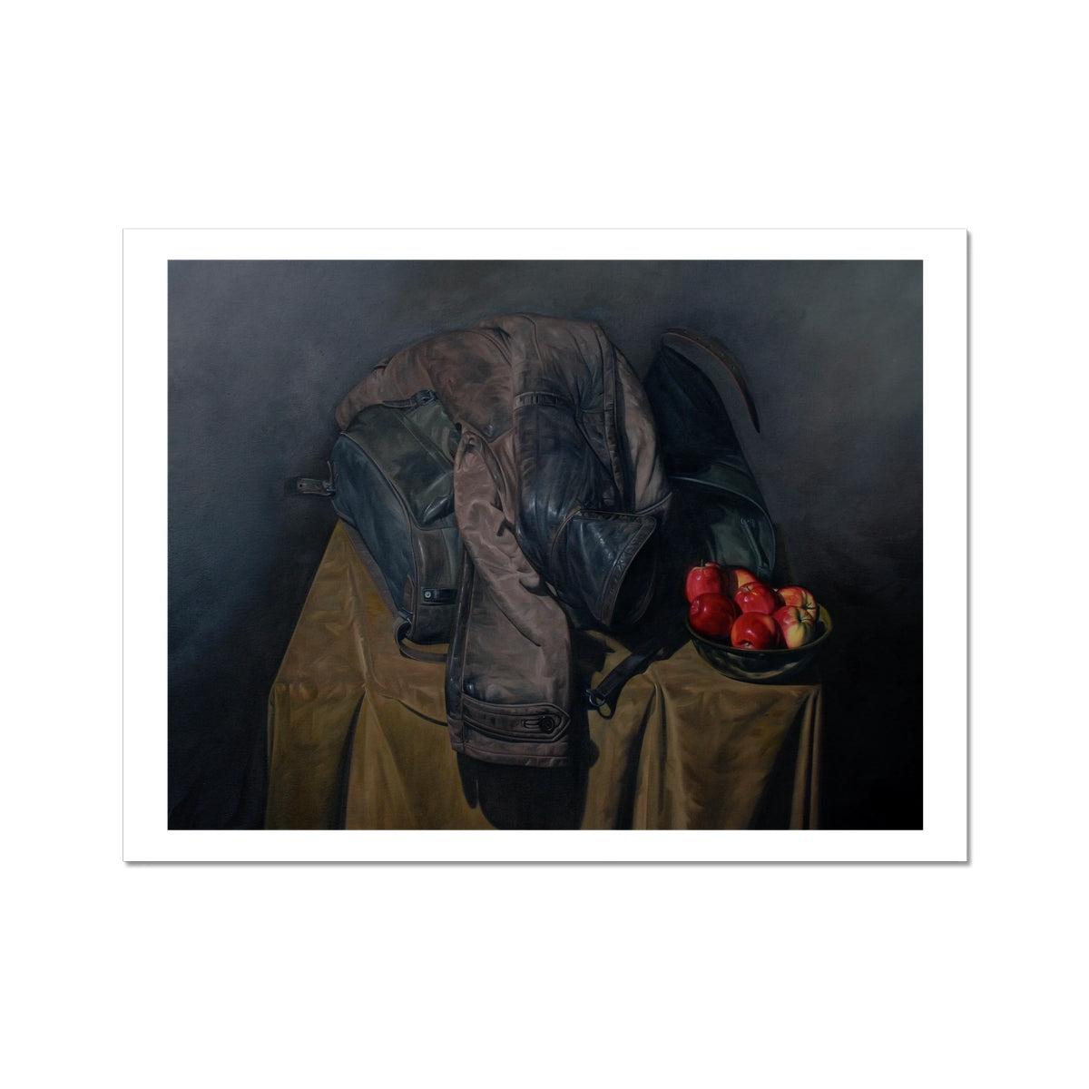 Hidden X painting art poster print 12x16 inch (A3) with white border preview