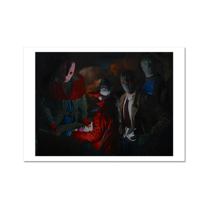 Coterie - painting - art poster print A4 with white border preview