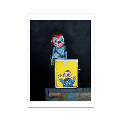 Jack in the Box - painting - art poster print 8x12 inch (A4) with white border preview