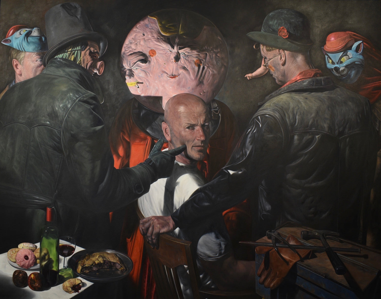 Point - painting by Nicholas C Williams 