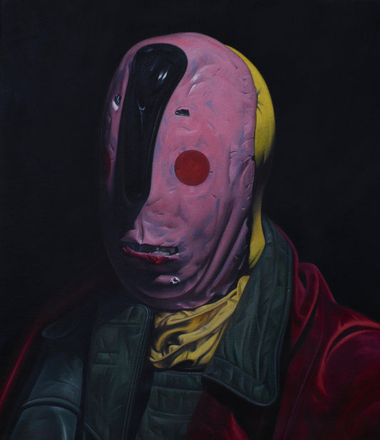 The Butcher - painting by Nicholas C Williams 