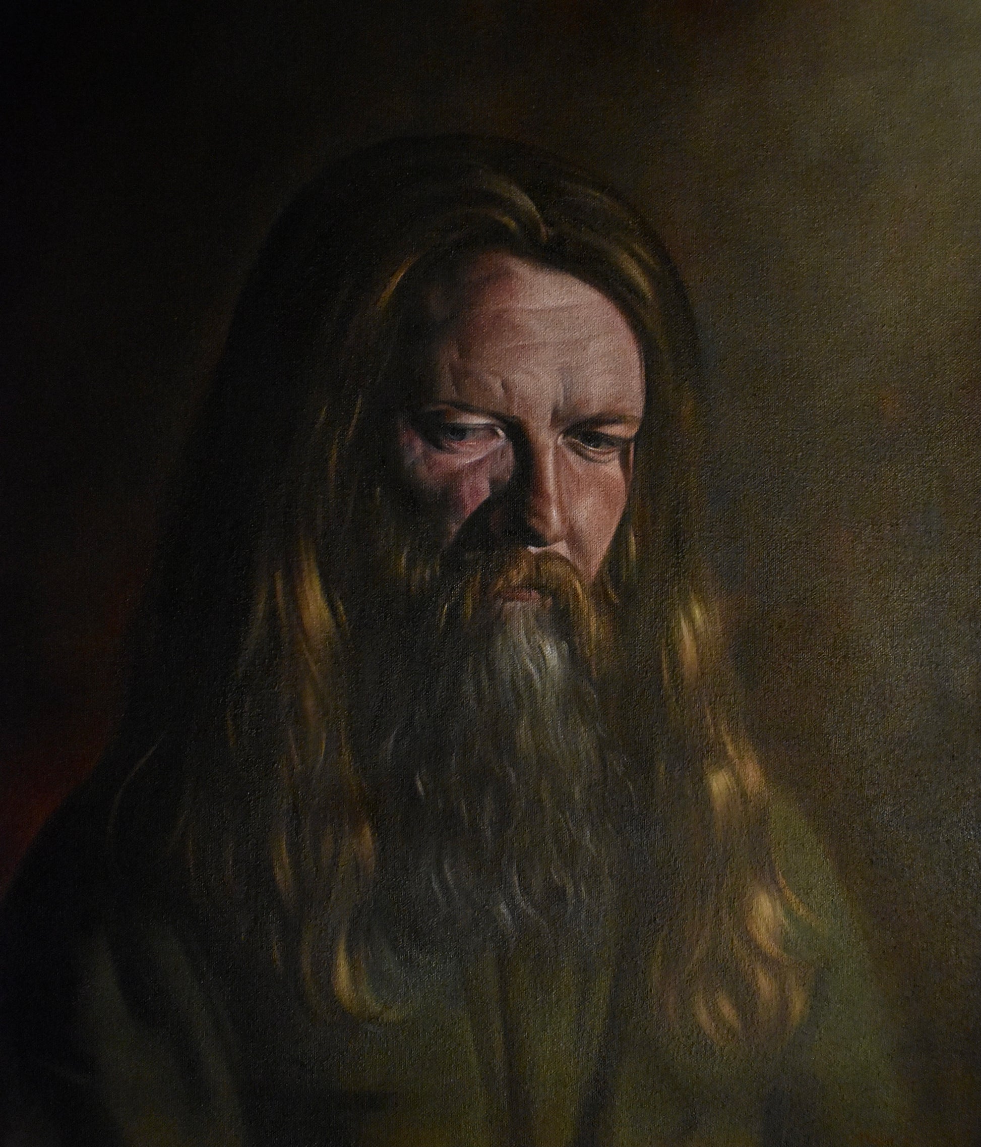 What Is It You Pray For II - painting by Nicholas C Williams 